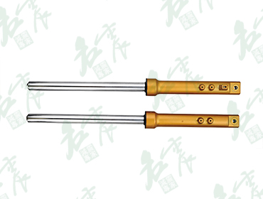 Thick vertical hole shock absorber for tricycle